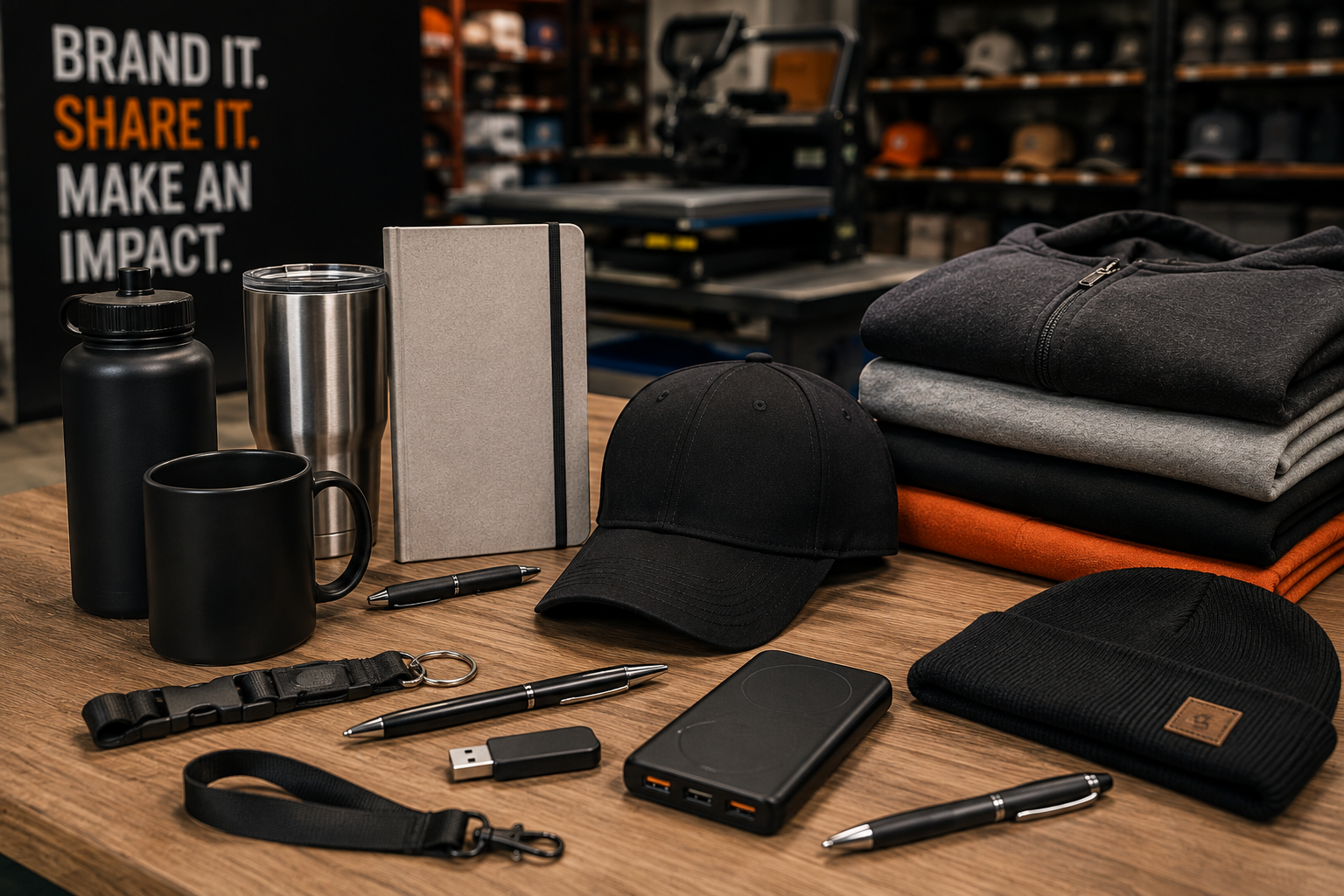 Branded promotional merchandise