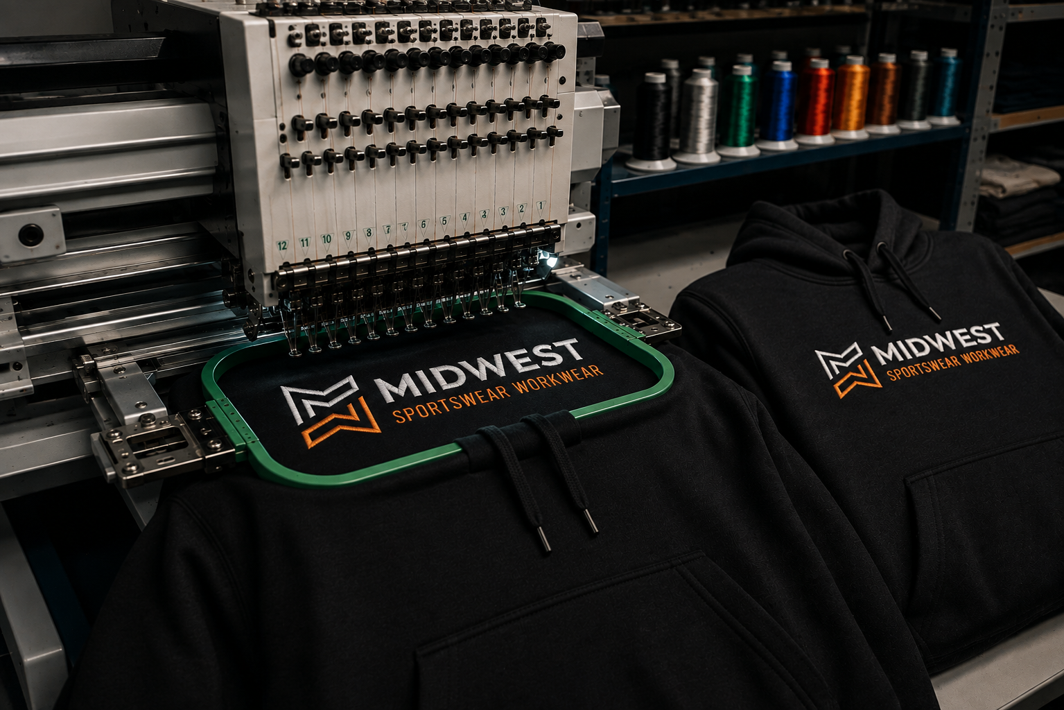 Professional apparel embroidery